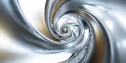 an image of a spiral metal background with focus on the center