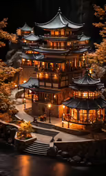 an image of some type of oriental building