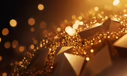 an image of some lights that are gold