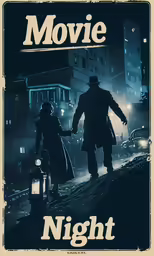 the movie poster for night starring actors