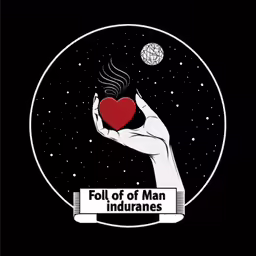 a heart is in the middle of a hand