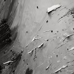 the surface of a wet and cracked surface