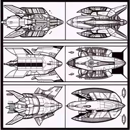 the stages of a spaceship that i made for person
