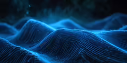 a digital image of blue water waves