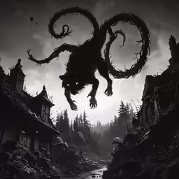 the video game resident is a monster that has eyes