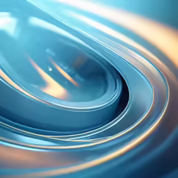 an abstract image of a spiral of circles