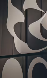 an image of the same sign in black and white