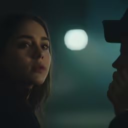 a man and woman standing next to each other