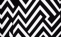 an image of zigzag patterns made of white and black paint