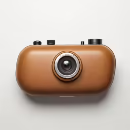 a camera on top of a white table