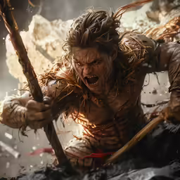 an image of a man with a hammer in his hand