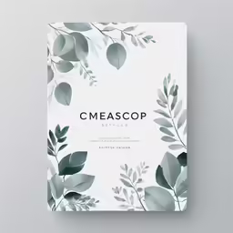 a photo book on the cover of a catalogue