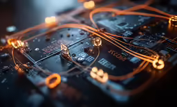 a close up image of an electronic device
