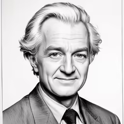 this is an old photo of a smiling older man