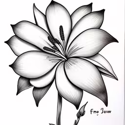 a tattoo drawing of a flower with the word fire law below,a drawing of a flower that says, fire law