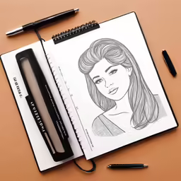 some writing and a pen sit on top of a notepad