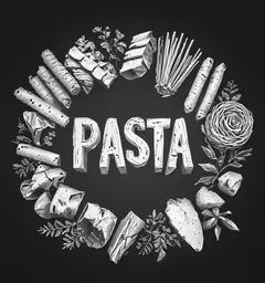 a wreath of pizza, cheeses and a rose