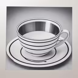 a plate and a bowl sitting on top of it