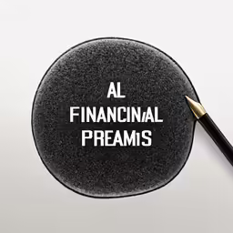 a pen and a sign that reads al financial dreams