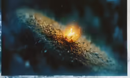 an upside down image of a fire blazing