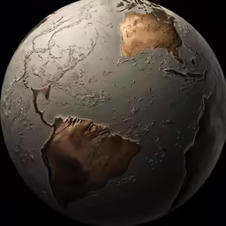 a close - up view of a rain covered globe
