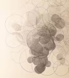 some shapes that are in the middle of a drawing