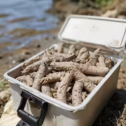 this container has a lot of cut up carrots in it