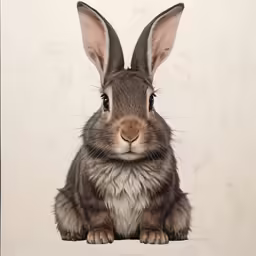 there is a small rabbit on the floor