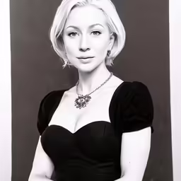 a beautiful woman posing with her hands on her hips