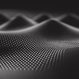 white lines with a black background