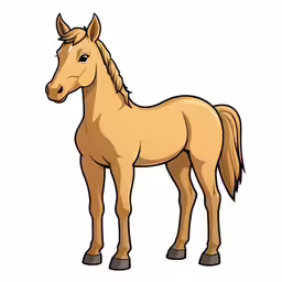 a cartoon horse in an image from the book,