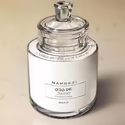 a clear container on the table on which is filled