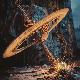 there is a very closeup view of the parts on this bike