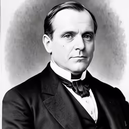 an older portrait of a man in a tuxedo and bow tie