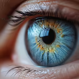 someones eye looking in to the camera