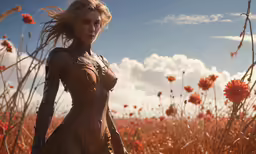 an image of a woman in a field