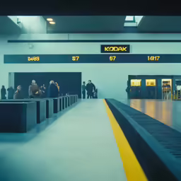 the luggage carousels and the terminal are very empty