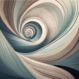 a large spiral design in the center of an image