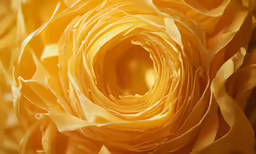 a yellow rose in full bloom on display