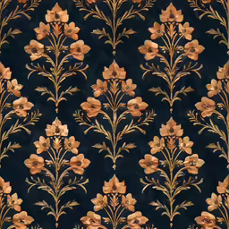 a golden flower on black background for wallpaper