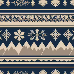 a closeup view of a christmas sweater design