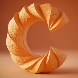 an image of a sculpture made of tortilla chips