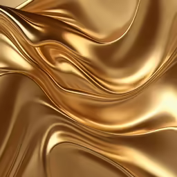 a shiny gold background with many folds