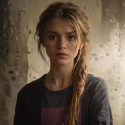 an image of a girl with a braid on her head
