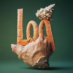 a pair of hands that are holding a piece of artwork