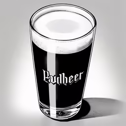 a glass of beer sitting on top of a table
