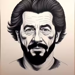 a portrait of a bearded man in black and white,a black and white drawing of abraham lincoln,a painting of a man with facial hair and beards,a black and white portrait of a bearded man,the actor is depicted in a portrait as if it was a man