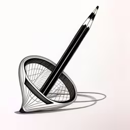 /tmp/FOOrCWVdT.jpg = a pen is resting on the edge of a ballpoint pen
,/tmp/FOOrCWVdT.jpg = a pen sitting on top of a object
,/tmp/FOOrCWVdT.jpg = a pencil is laying on the surface of a sphere
,/tmp/FOOrCWVdT.jpg = a pencil in a triangle made out of a pen and another part of the pencil
,/tmp/FOOrCWVdT.jpg = an artist