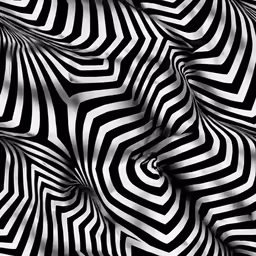 black and white abstract wallpaper with a wavy pattern