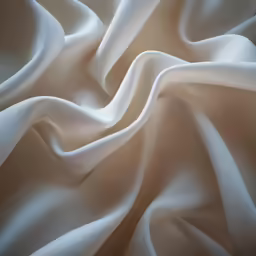 the white fabric has an interesting contrast